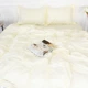 Постільна білизна MirSon Satin Stripe 30-0002 Soft Yellow 160х220 полуторний (2200005247761) - зображення 3