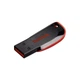 USB флеш накопичувач SanDisk 64GB Cruzer Blade Black/red USB 2.0 (SDCZ50-064G-B35) - зображення 3