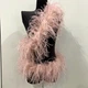 Боа з пір'я (довжина 2 м, перо 10-15 см) — Пишний аксесуар для свят та фотосесій Пір'я на тасьмі - зображення 1