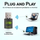Внешний сетевой адаптер 2в1: WiFi+Bluetooth, с USB подключением Addap UWA-08 | двухдиапазонный 2,4-5 ГГц, 600 Мбит/с - изображение 5