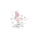 Дитяче крісло Evo-kids Mio Air Pink (Y-307 KP) - изображение 3