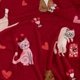 Плед Ardesto Flannel 160х200см, 100% поліестер, котики з сердечками (ART0124PB) - зображення 3
