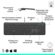 Клавіатура Logitech Signature Slim K620 for Business USB-C UA Graphite (920-013333) - изображение 6