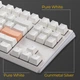 Клавіатура Ducky One 3 TKL Cherry MX Blue RGB UA USB White (DKON2187ST-CUAPXPWWWSC1) - изображение 10