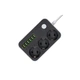 Мережевий фільтр живлення ColorWay CW-CHЕ36B, 3 розетки/6USB Black 1.8M (CW-CHE36B) - изображение 4