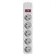 Мережевий фільтр живлення Maxxter SPM5-G-15G grey, 4.5 м кабель, 5 розеток (SPM5-G-15G) - зображення 4