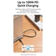 Док-станція USB3.1 Type-C --> HDMI/VGA/USB3.0x3/RJ45/SD/TF/TRRS 3.5mm/PD 100W Vention 11in1 - изображение 2
