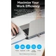 Док-станція USB3.1 Type-C --> HDMI/VGA/USB3.0x3/RJ45/SD/TF/TRRS 3.5mm/PD 100W Vention 11in1 - изображение 3