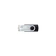 USB флеш накопичувач Goodram 16GB Twister Black USB 3.0 (UTS3-0160K0R11) - зображення 1