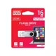 USB флеш накопичувач Goodram 16GB Twister Black USB 3.0 (UTS3-0160K0R11) - зображення 2