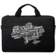 Сумка для ноутбука Vinga 15.6" NB1502 Black, white print (NB1502UWBK) - зображення 4