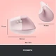 Мишка Logitech Lift Vertical Ergonomic Wireless/Bluetooth Rose (910-006478) - зображення 9
