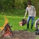 Сумка-переноска для переноски дров из прочной ткани, дровница - изображение 8