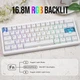 Клавіатура CIDOO QK61 V2 Black Ігрова Бездротова Механічна. 2.4G/Bluetooth/Кабель. Батарея 3000 mAh - зображення 6