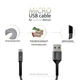 Дата кабель USB 2.0 AM to Micro 5P 0.2m Intaleo (1283126495632) - изображение 3