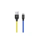 Дата кабель USB 2.0 AM to Micro 5P 1.0m National ColorWay (CW-CBUM052-BLY) - зображення 1