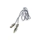 Дата кабель USB 2.0 AM to Lightning + Micro 5P 1.0m cotton PowerPlant (KD00AS1289) - зображення 1
