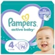 Підгузок Pampers Active Baby Maxi Розмір 4 (9-14 кг) 76 шт (8001090949615) - изображение 1