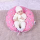 Подушка MirSon для вагітних та годування №8329 Print Line 17-0528 Bunnies pink Бязь 30х170х20 см (2200006200543) - зображення 1