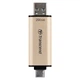USB флеш накопичувач Transcend 256GB JetFlash 930 Gold-Black USB 3.2/Type-C (TS256GJF930C) - изображение 5
