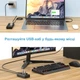 Концентратор Dynamode 5 ports USB3.0 to 4*USB3.0+2.4А Power Adapter 2.5A/12V (DM-UH-P405-G) - зображення 8