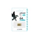 USB флеш накопичувач Wibrand 64GB Hawk Gold USB 2.0 (WI2.0/HA64M1G) - изображение 2