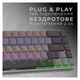 Клавіатура GamePro MK122R Red Swich Low Profile Wireless Dark Gray (MK122R) - изображение 4