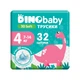 Підгузки Dino Baby 3D Soft 4 розмір (7-14 кг) 32 шт (4820204701758) - зображення 1