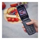 Мобільний телефон Panasonic KX-TU550 Black (KX-TU550EXB) - зображення 12