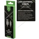 Дата кабель USB 2.0 AM to Lightning 1m nylon silver Vinga (VCPDCLNB1S) - изображение 4