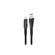 Дата кабель ColorWay USB 2.0 AM to Type-C 1.0m zinc alloy + led black (CW-CBUC035-BK) - изображение 3