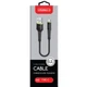 Дата кабель USB 2.0 AM to Type-C 0.2m CBFLEXT0 black Intaleo (1283126487446) - изображение 2
