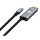 Кабель мультимедійний USB-C to DisplayPort 1.5m v1.2 4K60Hz PD 100W port Vinga (VCPVCCD1215PD) - изображение 2