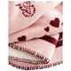 Плюшевый плед PINK Victoria’s Secret Pink Hearts Cozy-Fleece Blanket - изображение 2