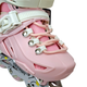 Комплект роликов для начинающих с защитой и шлемом Scale Sports Pastel Pink LF 605, размер 34-38 - изображение 4