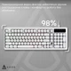 Клавіатура Ajazz AF98 USB UA White (AF98-W) - изображение 8