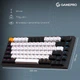Клавіатура GamePro Asgard Valhalla MK160B Pro 75 RGB Wireless/Bluetooth/USB Black (MK160B Pro) - зображення 12