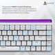 Клавіатура Ajazz NK68 Red Switch USB UA White (NK68-R-W) - изображение 12