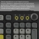 Клавіатура Ajazz AF98 Plus Wireless/Bluetooth/USB UA Black/Grey/Yellow (AF98-PLUS-BGY) - зображення 11