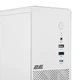 2E Корпус 2E Credo Slim V90W-400 з БЖ 2E ATX400, 1xUSB3.0, 1х USB 2.0, 1xUSB Type-C, 2x90мм, VGA 390мм, mATX, білий - изображение 6