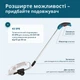 Könner & Söhnen Ножиці для трави акумуляторні Konner&Sohnen KS SHT-8V 8В акб 1х2А·год леза 12см 1.0кг - изображение 11