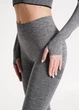 Спортивный топ укороченный с разрезом на рукаве Giulia CROP TOP SPORT MELANGE L/XL Black-nero, кроп топ - изображение 9