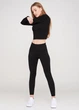 Спортивные бесшовные леггинсы с высокой талией Giulia LEGGINGS ENERGY S/M Black, дышащие, с моделирующим кроем, для фитнеса и йоги - изображение 6