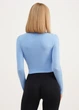Топ укороченный с длинным рукавом Giulia CROP TOP L/XL Blue-lacecap hydrangea, Женские спортивные - изображение 4