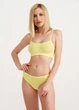 Труси бразиліана жіночі безшовні Giulia BRASILIAN BRIEFS COLOR S/M Yellow-charlock, трусики з мікрофібри - зображення 7
