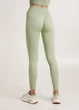 Леггинсы женские спортивные в рубчик с моделирующим швом Giulia LEGGINGS RIB S/M Green-kohlrabi, из микрофибры - изображение 9