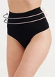 Трусы стринги женские корректирующие Giulia STRING HIGH WAIST MODELLING XXL Black, моделирующее бельё - изображение 4