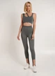 Топ жіночий із асиметричними бретелями Giulia TOP RIB CO M/L Grey-graphite, Топи на широких бретелях - зображення 6
