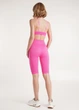 Велосипедки жіночі в рубчик Giulia TRACKS RIB one size Pink-pink neon - зображення 2