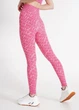 Спортивные леггинсы женские в рубчик Giulia LEGGINGS RIB WELLNESS L/XL Pink-bubblegum, леггинсы из микрофибры - изображение 10